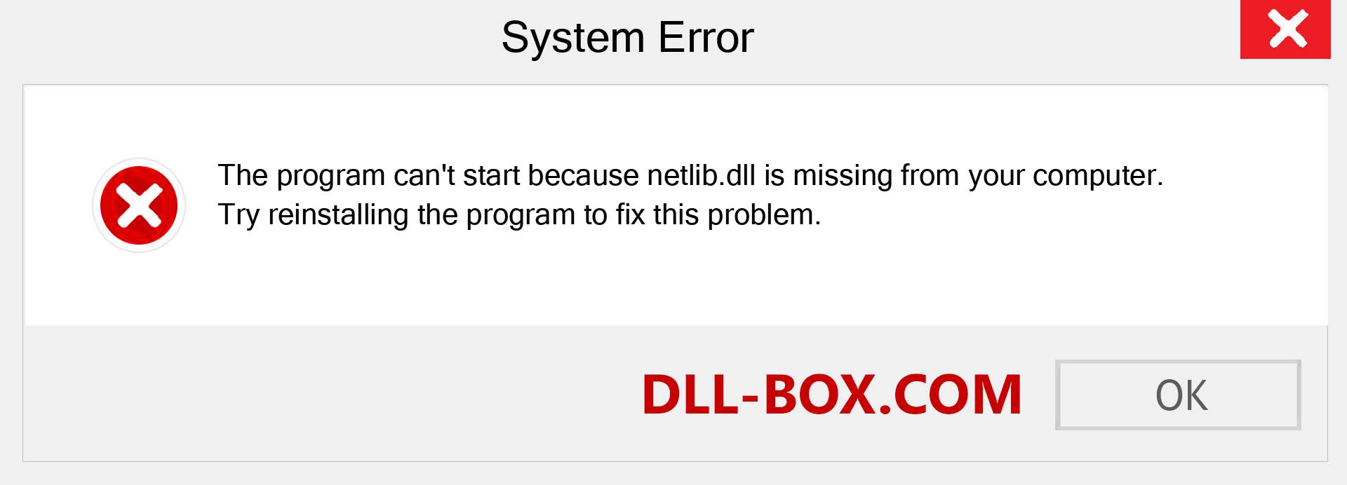  netlib.dll file is missing?. Download for Windows 7, 8, 10 - Fix  netlib dll Missing Error on Windows, photos, images